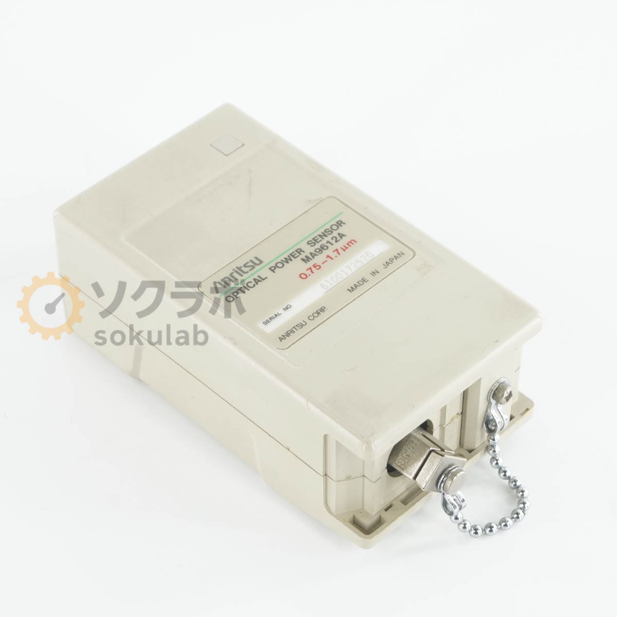[DW]USED 8���ݾ� Anritsu MA9612A 0.75-1.7��m OPTICAL POWER SENSOR ������ ���ѥ���󥵡� ���ץƥ�����ѥ���󥵡� [08429-0059]