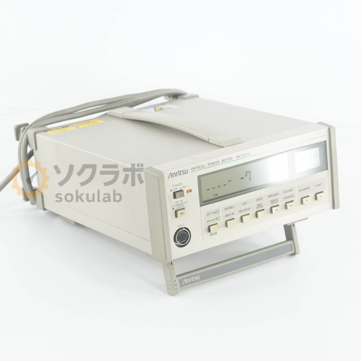 [DW]USED 8���ݾ� Anritsu ML9001A OPTICAL POWER METER ������ ���ѥ�᡼���� ���ץƥ�����ѥ�᡼���� [08429-0122]