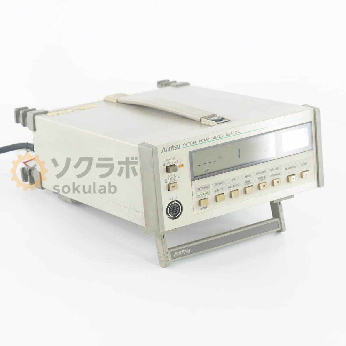 [DW]USED 8���ݾ� Anritsu ML9001A OPTICAL POWER METER ������ ���ѥ�᡼���� ���ץƥ�����ѥ�᡼���� [08429-0123]