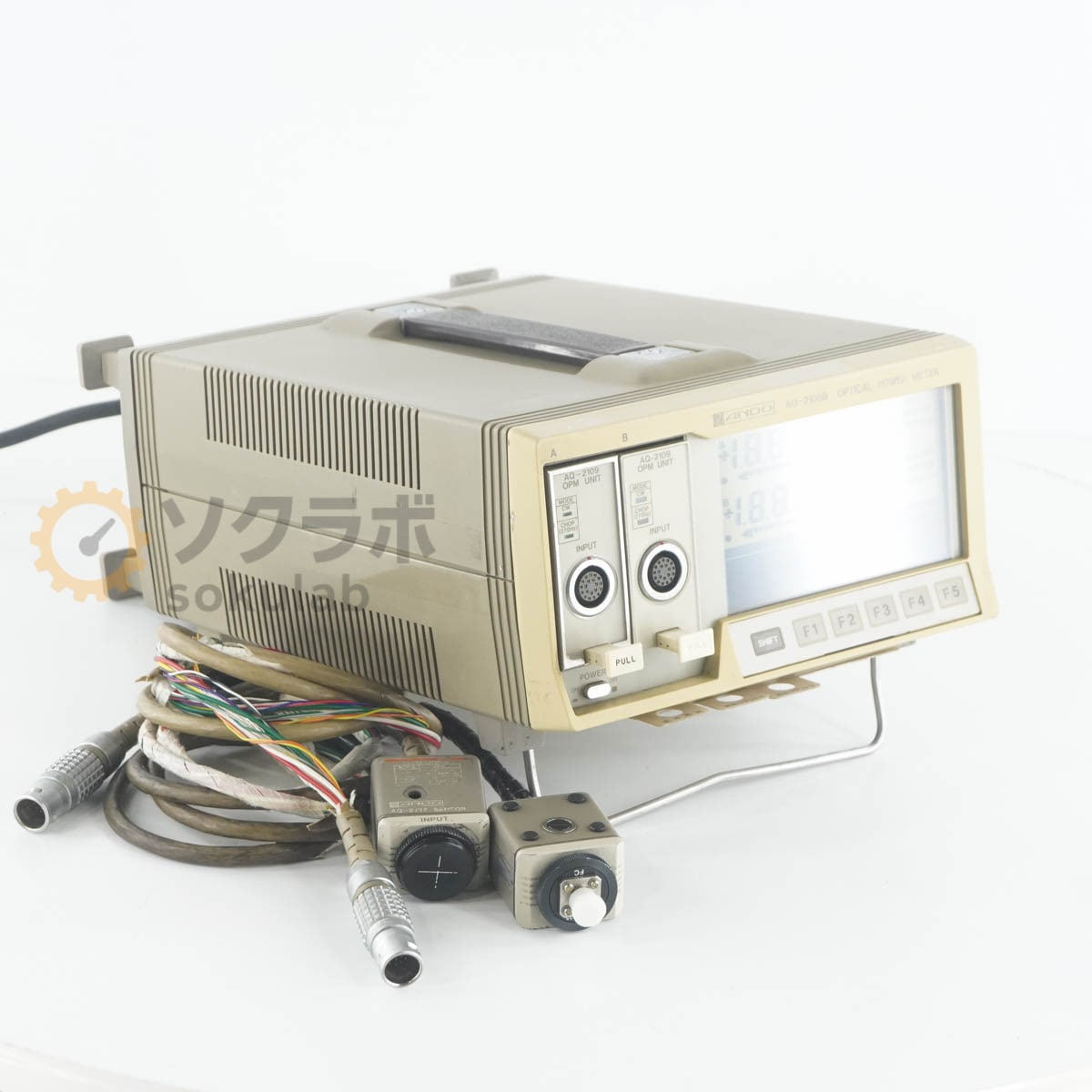 [DW]USED 8���ݾ� ANDO AQ-2105B OPTICAL POWER METER OPM ��ƣ�ŵ� ���ѥ�᡼���� ���ץƥ�����ѥ�᡼���� [08429-0129]