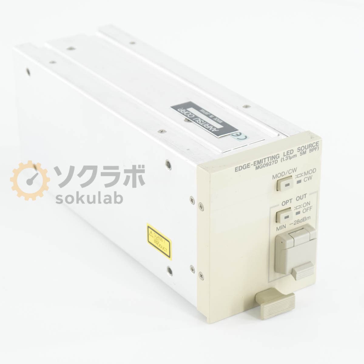 [DW]USED 8���ݾ� Anritsu MG0927D 1.31��m SM BPF EDGE-EMITTING LED SOURCE ������ ü��ȯ��LED���� ���경���� [08429-0160]