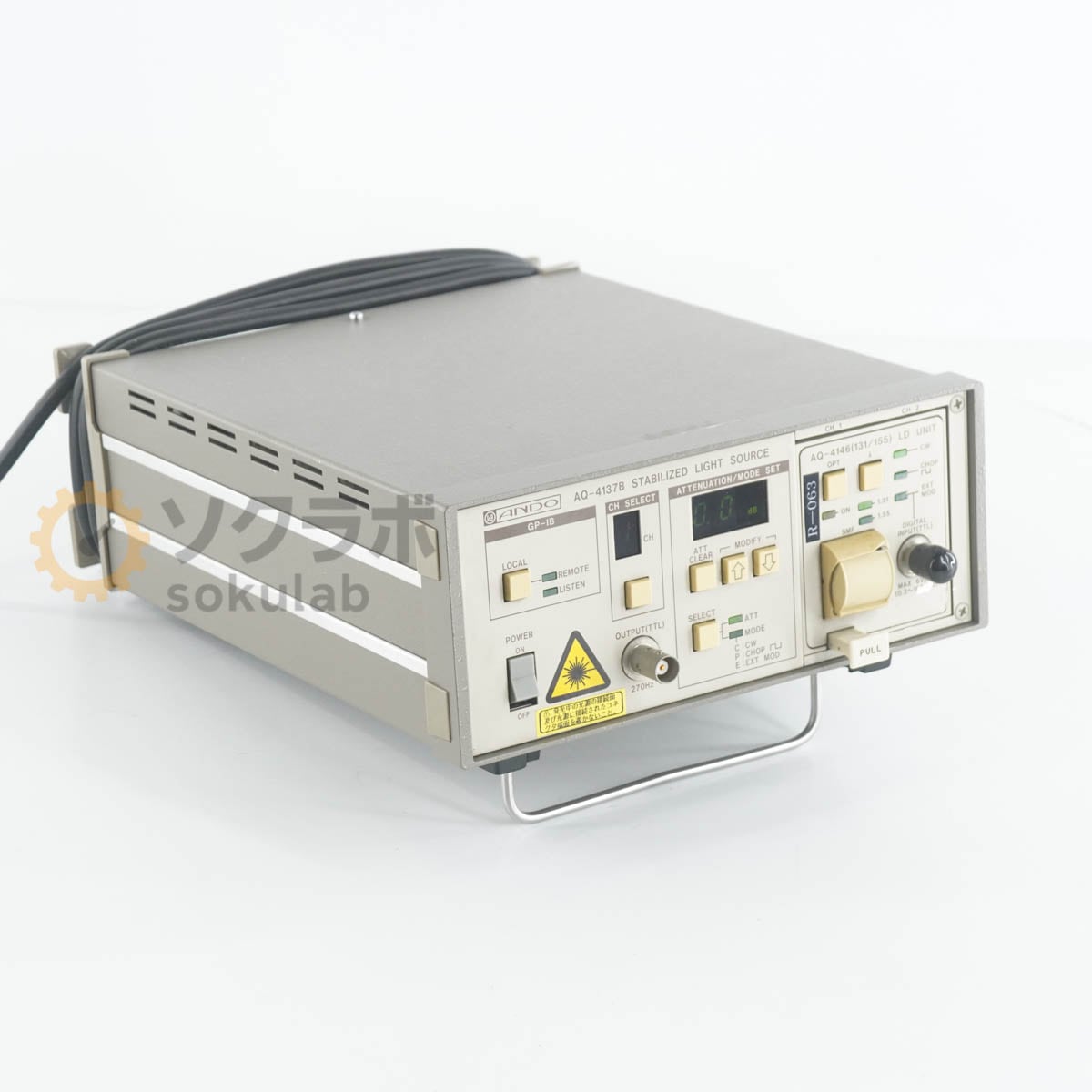 [DW]USED 8���ݾ� ANDO AQ-4137B AQ4137B STABILIZED LIGHT SOURCE ��ƣ�ŵ� ���경���� [08429-0162]