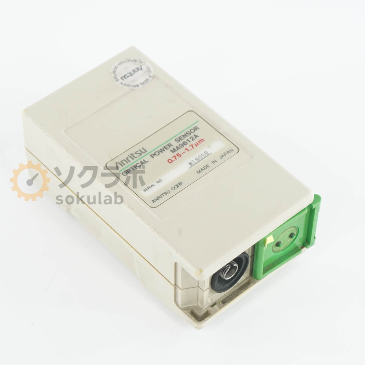 [DW]USED 8���ݾ� Anritsu MA9612A 0.75-1.7��m OPTICAL POWER SENSOR ������ ���ѥ���󥵡� ���ץƥ�����ѥ���󥵡� [08429-0169]