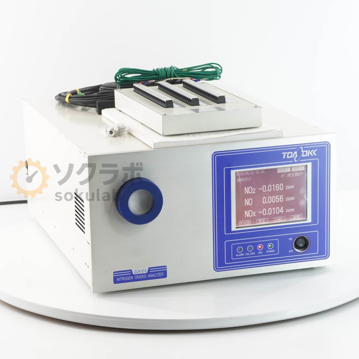 [JB]USED �ݾڤʤ� TOA DKK GLN-314 NITROGEN OXIDES ANALYZER �찡DKK �絤�����ǻ���ʪ¬������ [08472-0014]