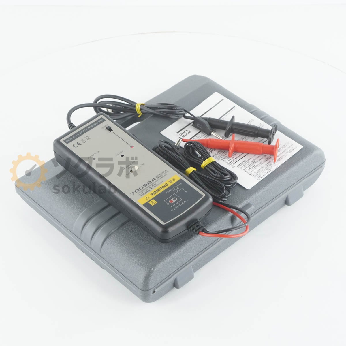 [DW]USED 8���ݾ� YOKOGAWA 700924 100MHz DIFFERENTIAL PROBE ���� ��ư�ץ����� DL���꡼���� [08472-0094]