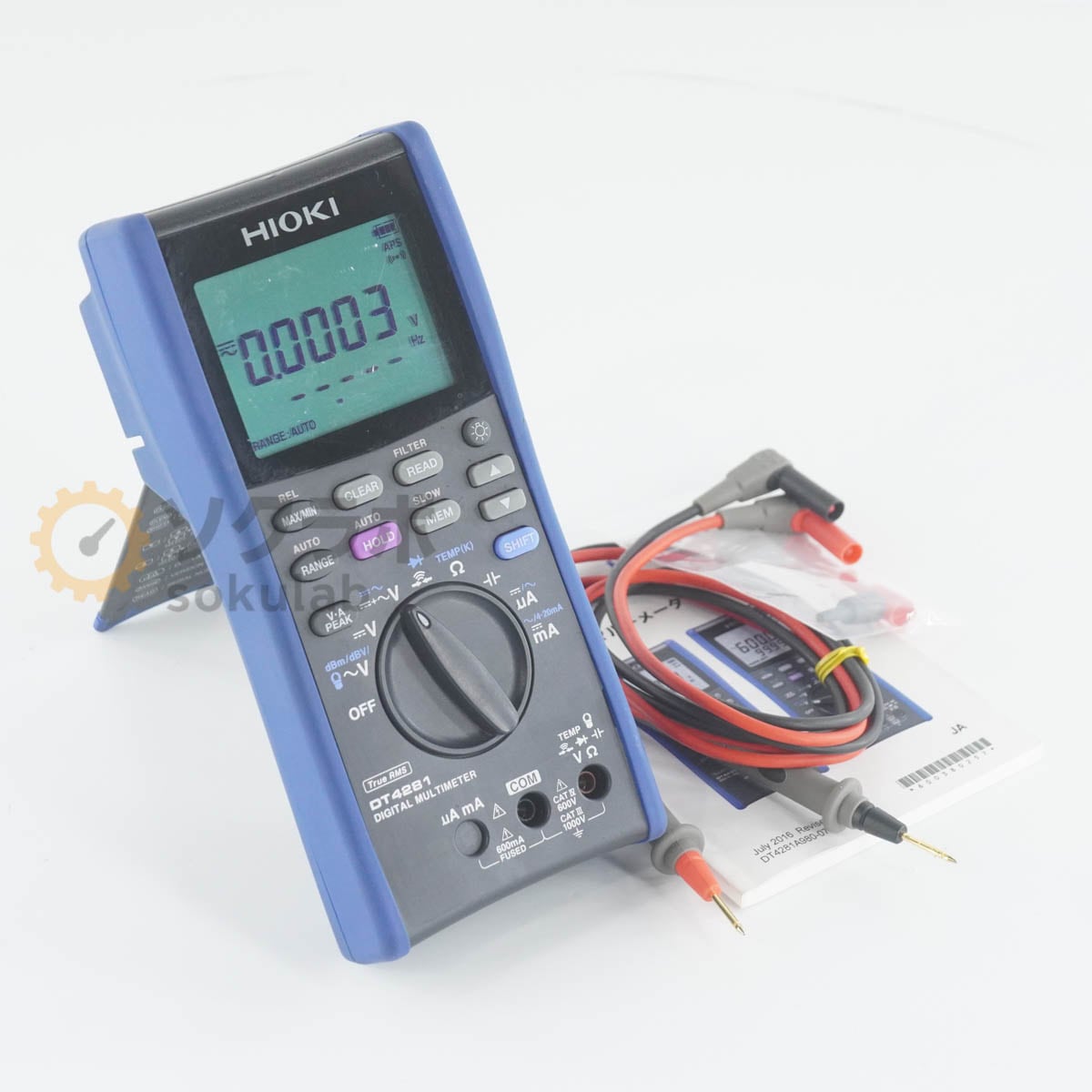 [JB]USED �ݾڤʤ� HIOKI DT4281 DMM DIGITAL MULTIMETER ���� �ǥ�����ޥ���᡼���� [08472-0123]