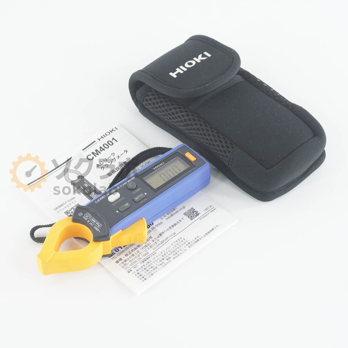 [DW]USED 8���ݾ� HIOKI CM4001 ~600A 300V AC LEAKAGE CLAMP METER ���� AC�꡼�������ץ᡼���� [08472-0145]