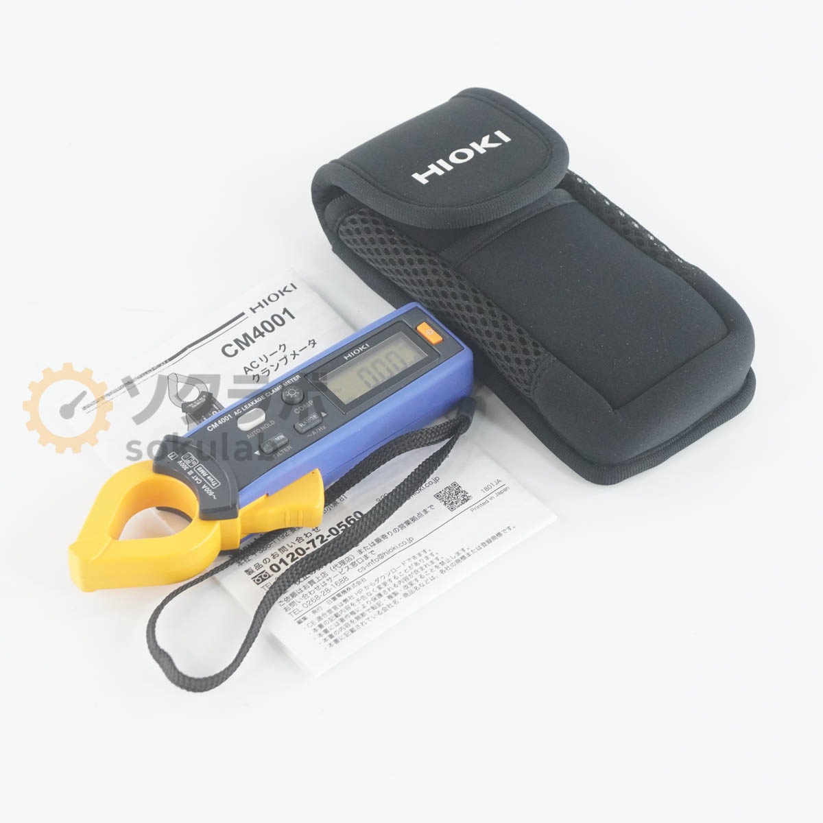 [DW]USED 8���ݾ� HIOKI CM4001 ~600A 300V AC LEAKAGE CLAMP METER ���� AC�꡼�������ץ᡼���� [08472-0146]
