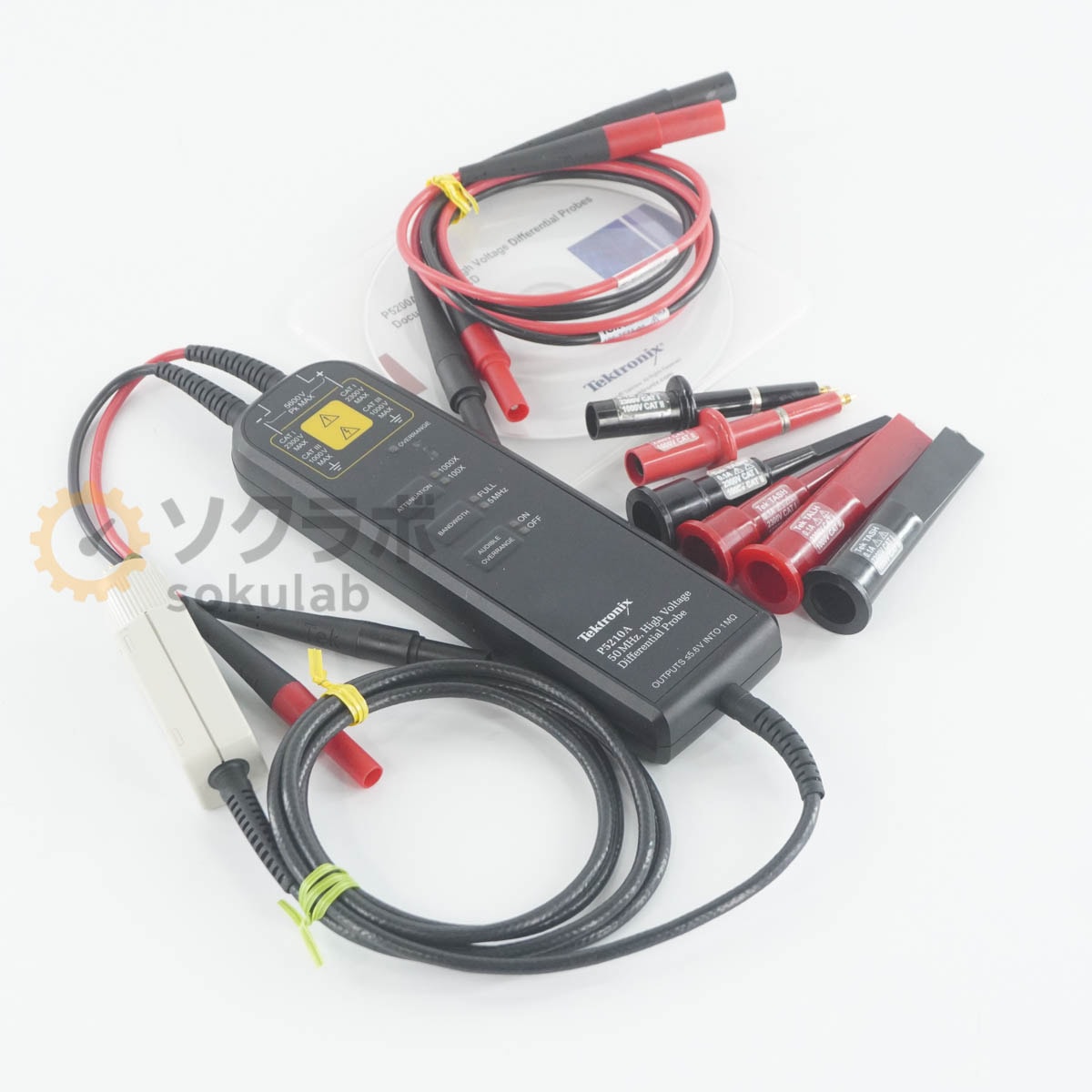 [JB]USED �ݾڤʤ� Tektronix P5210A 50MHz High Voltage Differential Probe �ƥ��ȥ��˥��� ���Ű���ư�ץ����� [08472-0167]