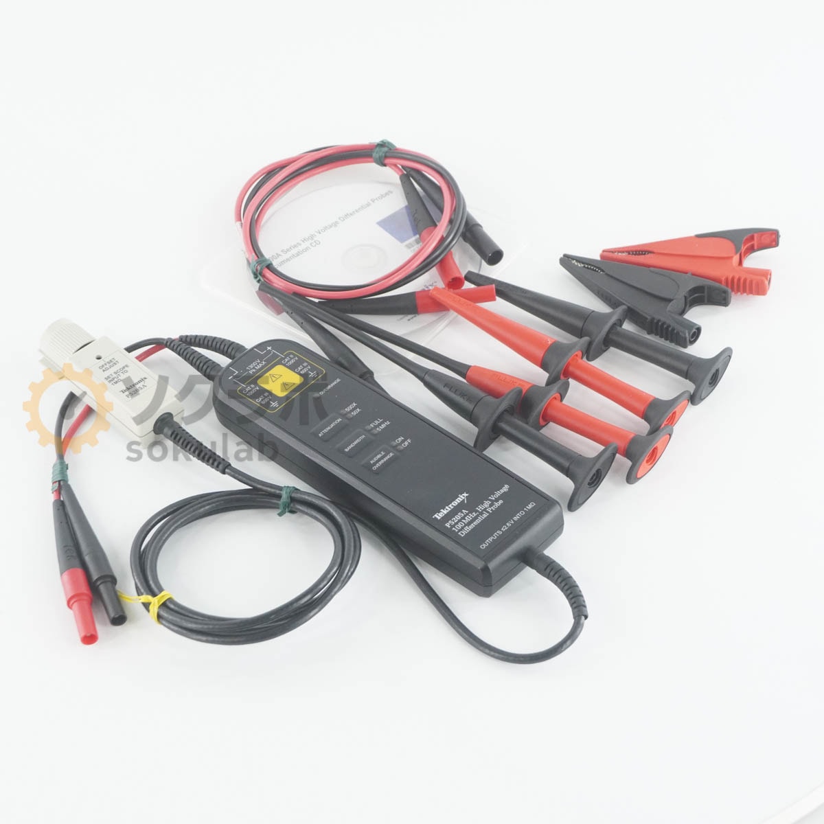 [JB]USED �ݾڤʤ� Tektronix P5205A 100MHz High Voltage Differential Probe �ƥ��ȥ��˥��� ���Ű���ư�ץ����� [08472-0168]