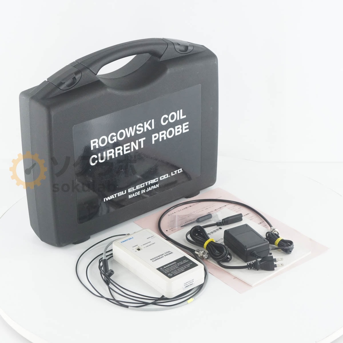 [DW]USED 8���ݾ� IWATSU SS-625M 600A 10mV/A ROGOWSKI COIL CURRENT PROBE ����̿��� ���� ������������������ή�ץ����� [08472-0180]