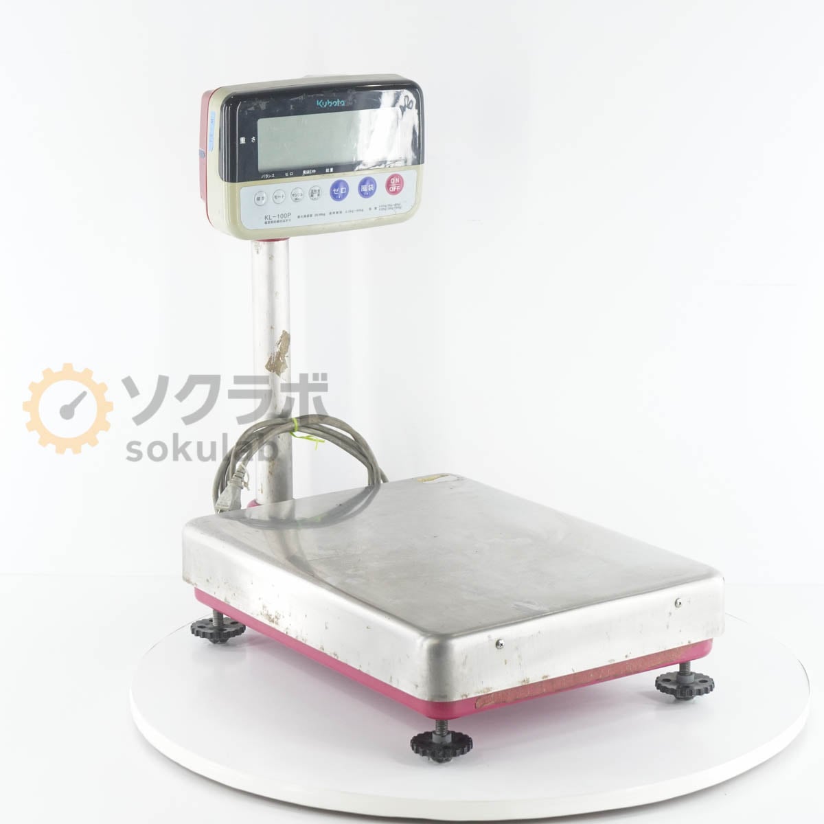 [JB]USED �ݾڤʤ� Kubota KL-100P �����ϰ�0.2~60kg ���ܥ� ��Ϥ��� �ŵ��������Ϥ��� Scale [08497-0006]