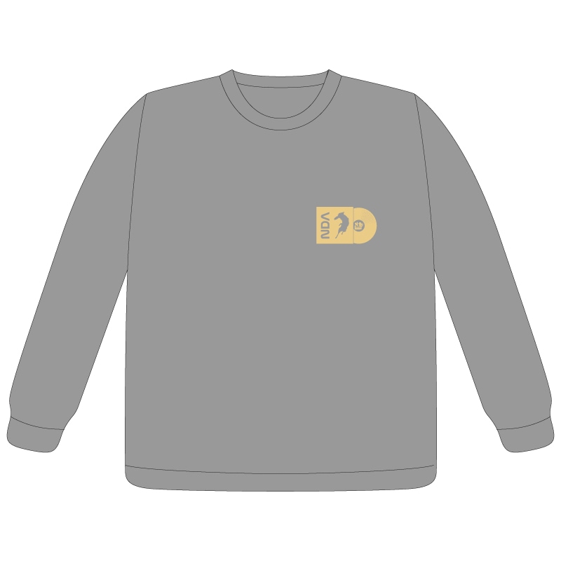 SUPERCLASS RANK50 ロングTシャツ(杢グレー)