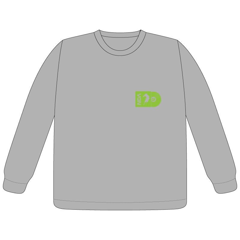 DOGGIESCLASS RANK25 ロングTシャツ(杢グレー)