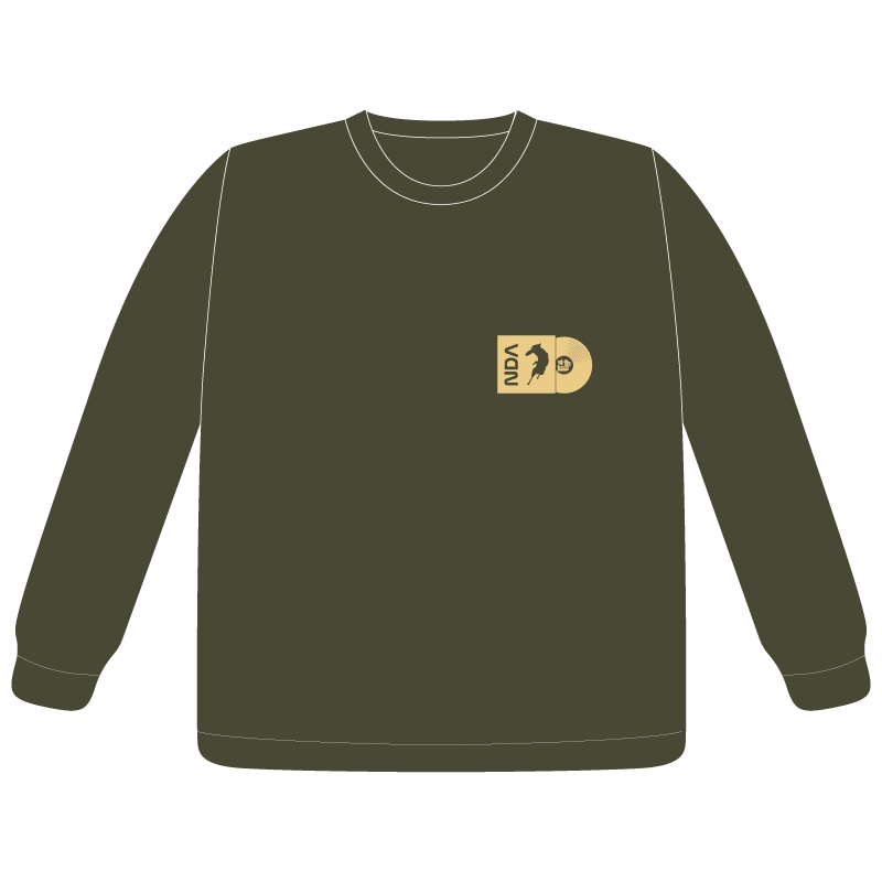 DOGGIESCLASS RANK25 ロングTシャツ(アーミーグリーン)