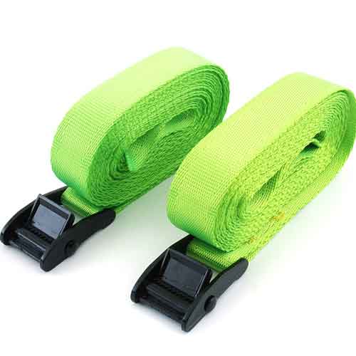 【E-Value】荷締ベルト　イエロー　25mmX4m　2pcs  [26946]|荷締・吊り下げ|荷役・運搬