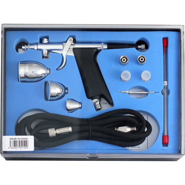 ガンタイプエアブラシセット 0.3、0.5、0.8mm TR152ABK [34520