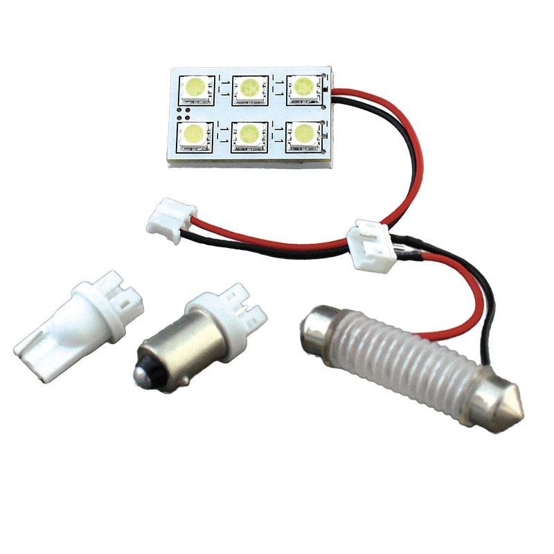 SMDルーム 24V専用 高輝度LED6ポイント ホワイト（1個入り） [38757]|LEDルームランプ|自動車用品
