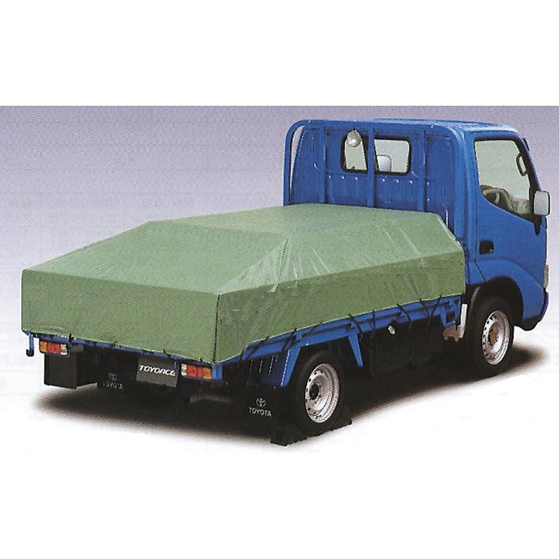 エステル帆布 トラックシート 3Mx5.1M ハトメピッチ450mm シートゴム付 [13926]|■保存用■廃番・販売中止など