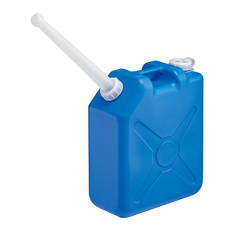 瑞穂化成工業 扁平缶20L ブルーノズル付 [14027]|■保存用■廃番・販売中止など