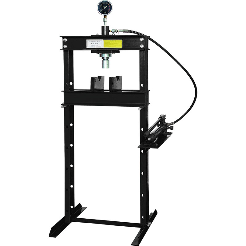 12ton 油圧プレス メーター付 黒 [18162]|激安工具・現場用品の通販 