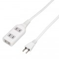 【ヤザワ】テーブルタップ3個口3mホワイト HSL303WH [19450]|電工ドラム・延長コード|電動工具