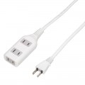 【ヤザワ】テーブルタップ3個口5mホワイト HSL305WH [19451]|電工ドラム・延長コード|電動工具