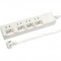 【ヤザワ】個別スイッチ付節電タップ4個口2m白 Y02442WH [19453]|電工ドラム・延長コード|電動工具