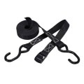 カムバックル式ラッシングベルト（S字フック0.3t） 幅25mm 長さ0.5m＋4m 5805 [02647]|荷締・吊り下げ|荷役・運搬