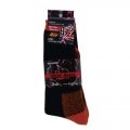 フィットパイルソックス 厚底先丸 2足組（フリー 25-27cm） オレンジ[40635]|★新商品★