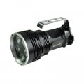 充電式LED懐中電灯 6500LM 5灯 ハンドル付[45240]
