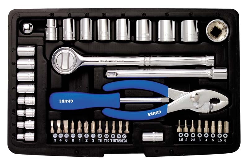 【古工具 ハンドツール まとめ】 ラチェット&ソケットレンチ セット ソケット100個 ☆LOBSTER SUPER RABOPEN HERO など★  GISUKEソケットレンチセット43pcs SWS-100[72183]|激安工具・現場