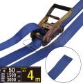 ラッシングベルト青 エンドレス1.5ton 幅50mm×長さ4m[74955]|荷締・吊り下げ|荷役・運搬