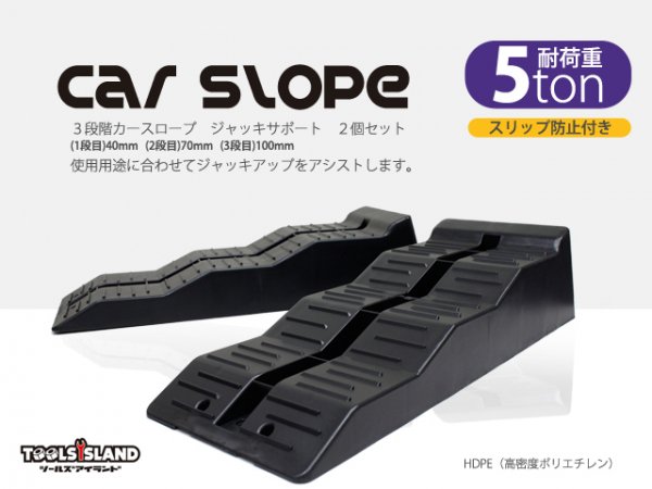 3段階カースロープ [76641]|激安工具・現場用品の通販【ディスコム