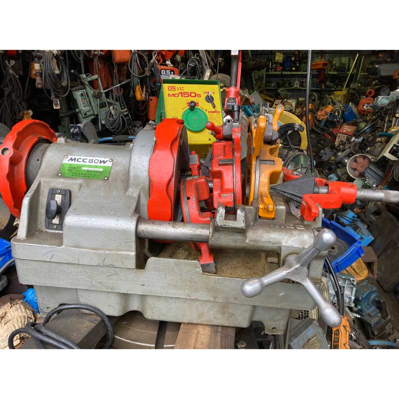 松坂鉄工所MCC80W ネジ切りパイプマシン
