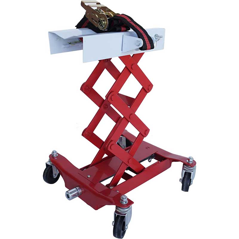 手動式パンタグラフ式ミッションジャッキ 耐荷重200kg[85801]|激安工具 