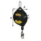 【伊藤製作所】ライフブロック LB-15 カラビナタイプ［23853］|安全用品|安全・作業用品・資材