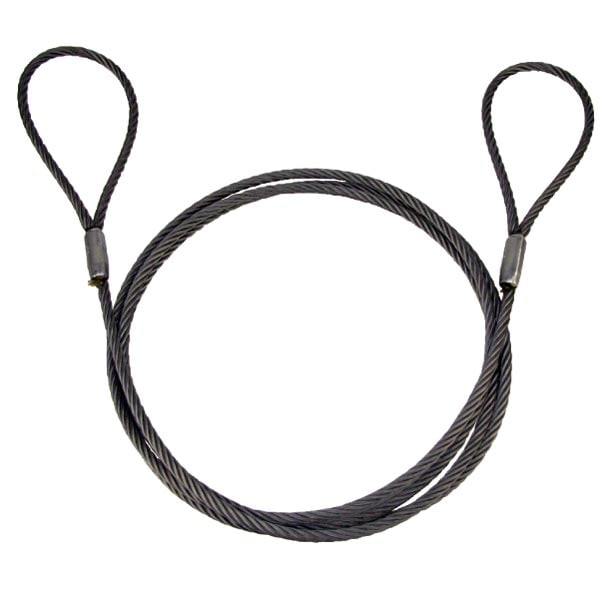玉掛けワイヤー ロック止め加工 9mm 4m［22359］|激安工具・現場用品の