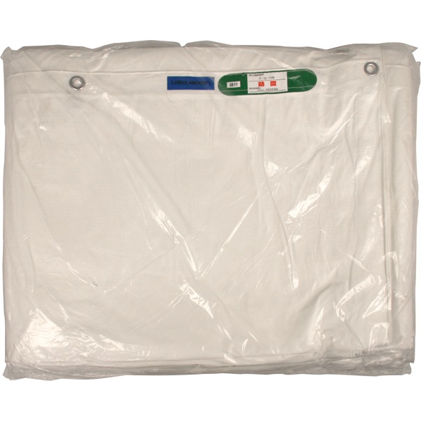 白防炎シート 3.6×5.4m×10枚 [60057]|激安工具・現場用品の通販