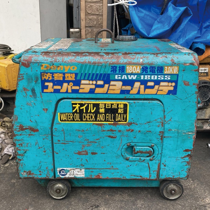 デンヨー DENYO 発電溶接機（GAW-150SS 動作確認済みです