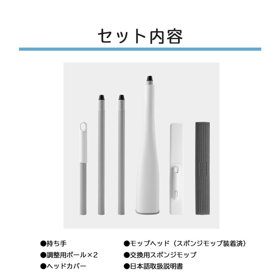 スポンジフロアモップ 絞り器付き[88253]|激安工具・現場用品の通販【ディスコムダイレクト】（旧：ツールパワー）