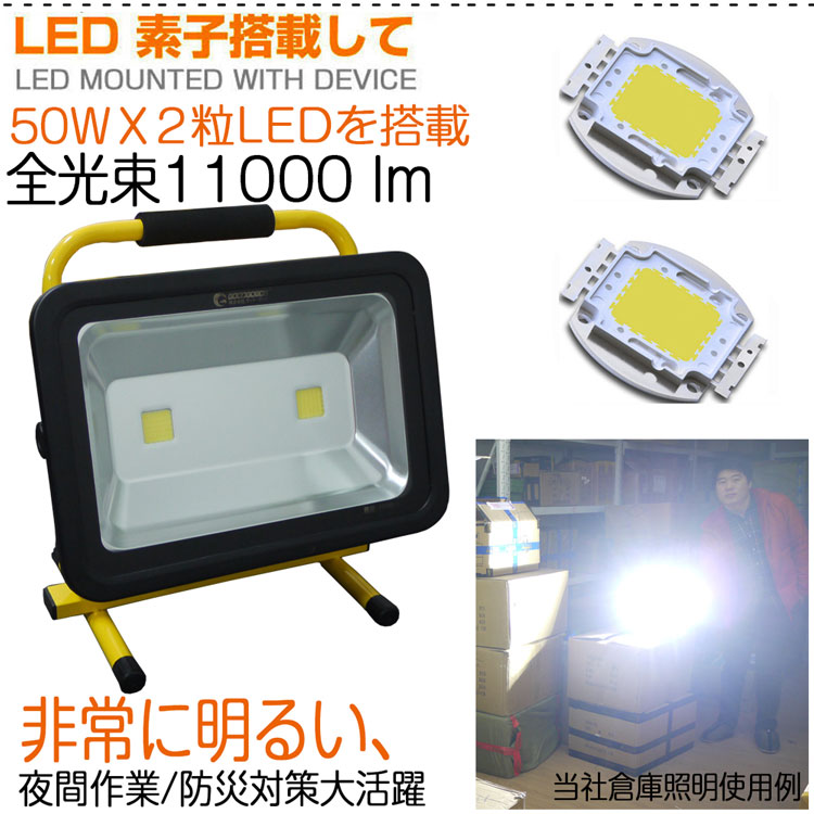 Led投光器 充電式 仮設分電盤の製造 加工 セフティー電気用品株式会社