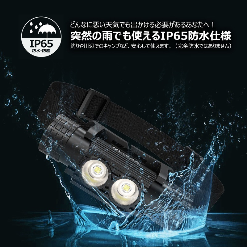 ��LED�إåɥ饤�� �ͥå��饤��855LM �饤�ȼ�곰����ǽ ¿���ӥ饤��[90826]