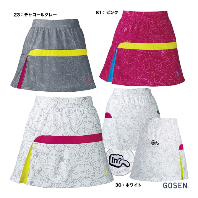 ゴーセン GOSEN テニスウェア レディス ファンプラスカート（インナー