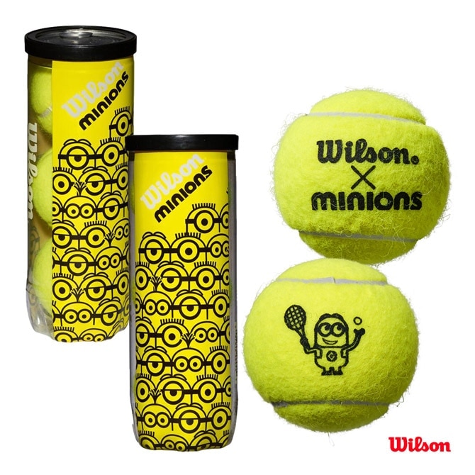 륽 Wilson ƥ˥ܡ MINIONS TENNIS BALLSʥߥ˥ ƥ˥ ܡ 3 1 WR8202401001