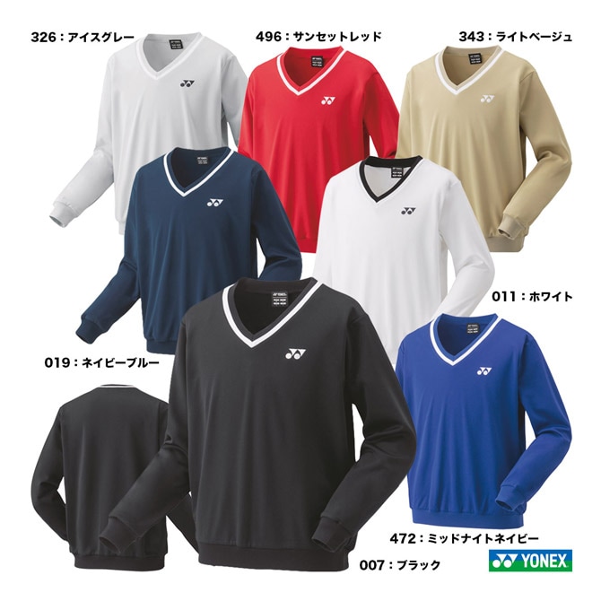 ヨネックス YONEX テニスウェア ユニセックス 裏地付Vブレーカー 32038