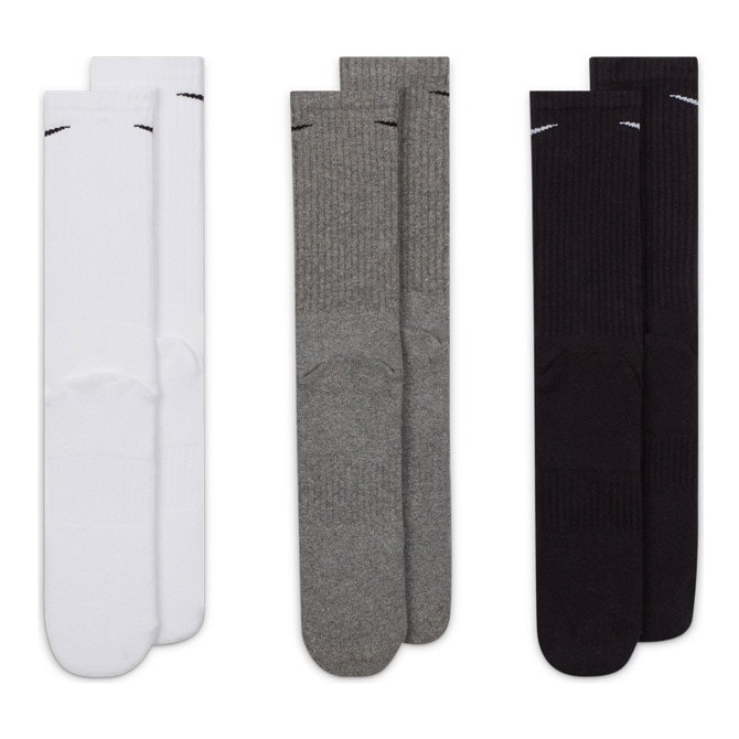 ナイキ NIKE ユニセックス 3P エブリデイ クッション クルー ソックス