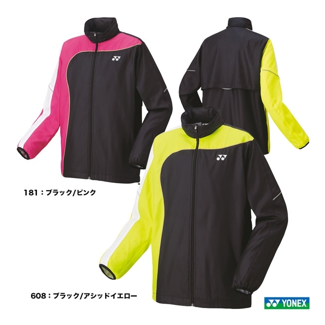 YONEX ウィンドブレーカー　ヒートカプセル XO　 イエロー/ブラック ソフトテニス バドミントン ウインドブレーカー ヨネックス YONEX