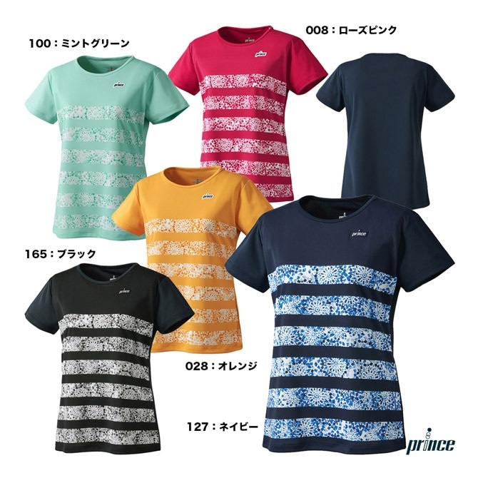 プリンス prince テニスウェア レディス ゲームシャツ WS3068 メーカー,プリンス,ウェア テニスジャパン本店