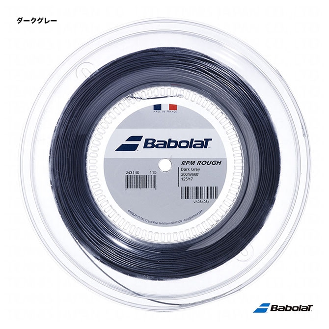 バボラ BabolaT テニスガット ロール RPMラフ（RPM ROUGH） 125
